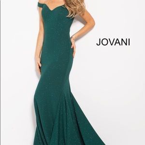 Jovani Green Pageant/Prom Dress